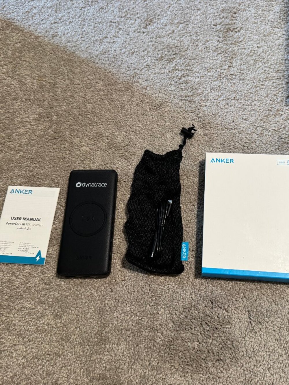 Anker A1617 PowerCore III 10K 10000mAh Wireless Charger Battery w/Box Dynatrace